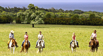 Horseback Riding at Princeville at Hanalei, Kauai