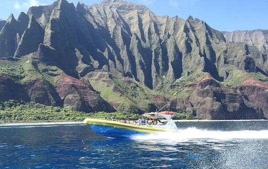 Kauai Activity - Afternoon NaPali Coast Snorkel Tour-Super Raft Adventure